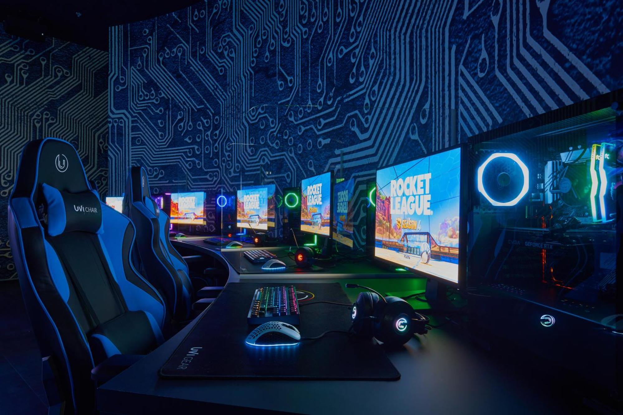 Falkensteiner Hotel & Spa Iadera Petrcane Eksteriør bilde The gaming room at the 2019 Intel Extreme Masters